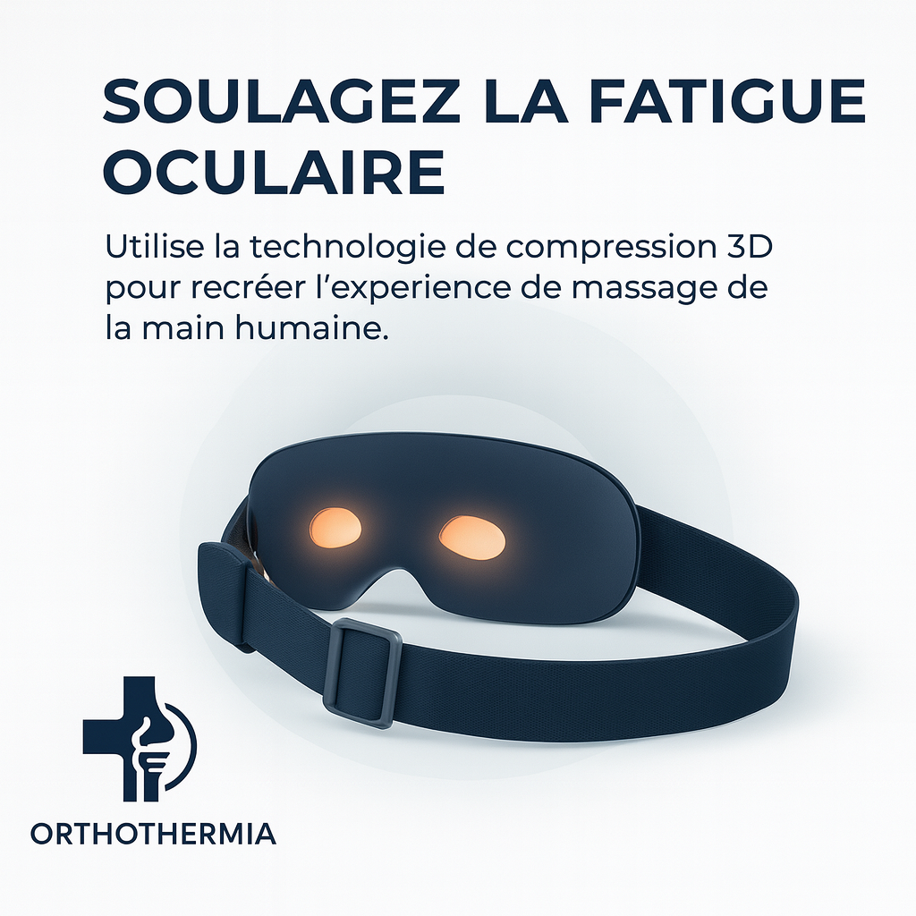 Masque Oculaire Chauffant & Massant OrthoThermia™
